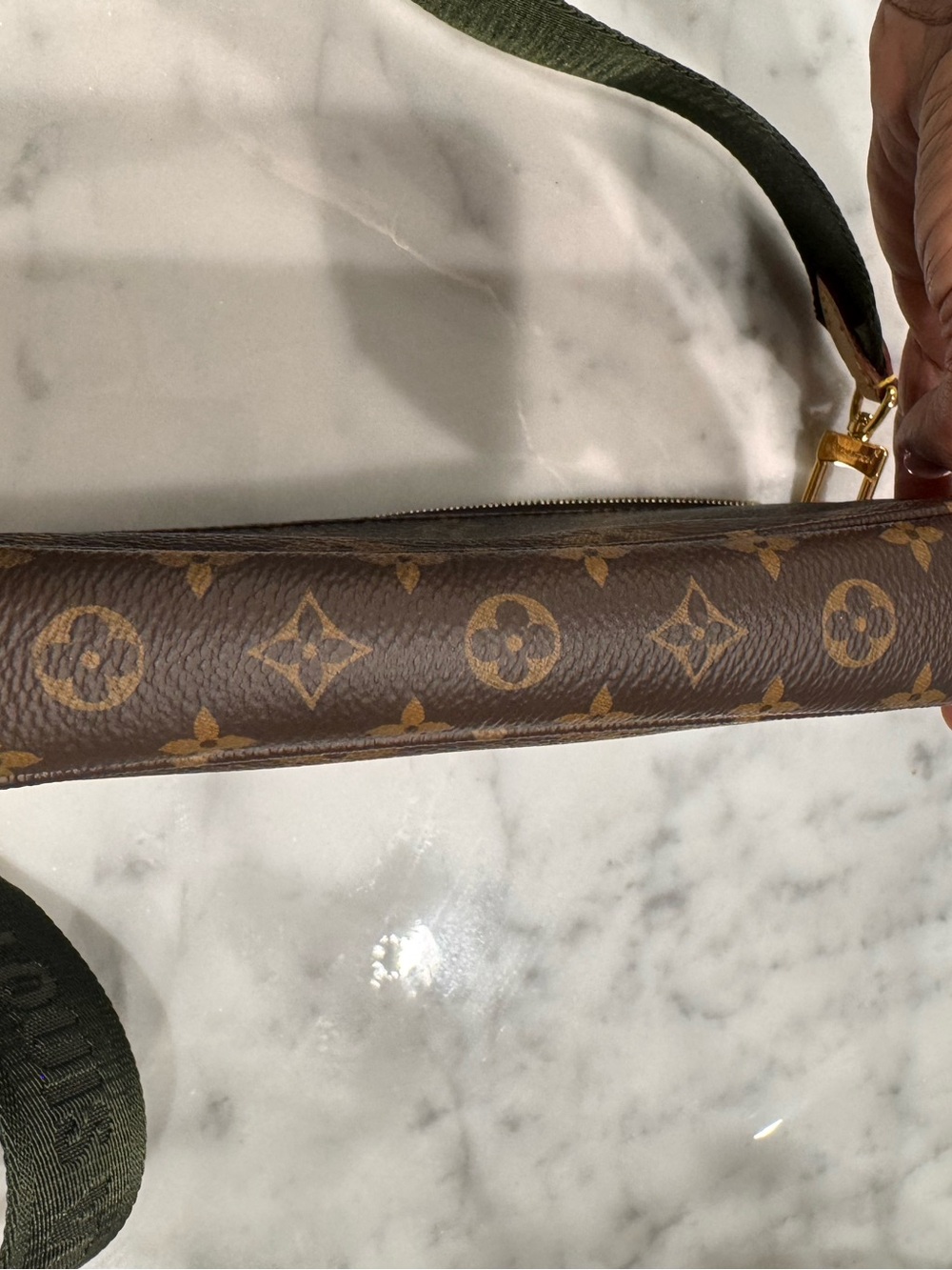 Authentic LOUIS VUITTON Monogram Multi Pochette Accessories Kaki 🛍 - Picture 14 of 16